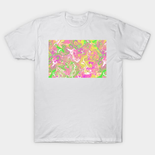 Cotton candy marble T-Shirt by GabCJ